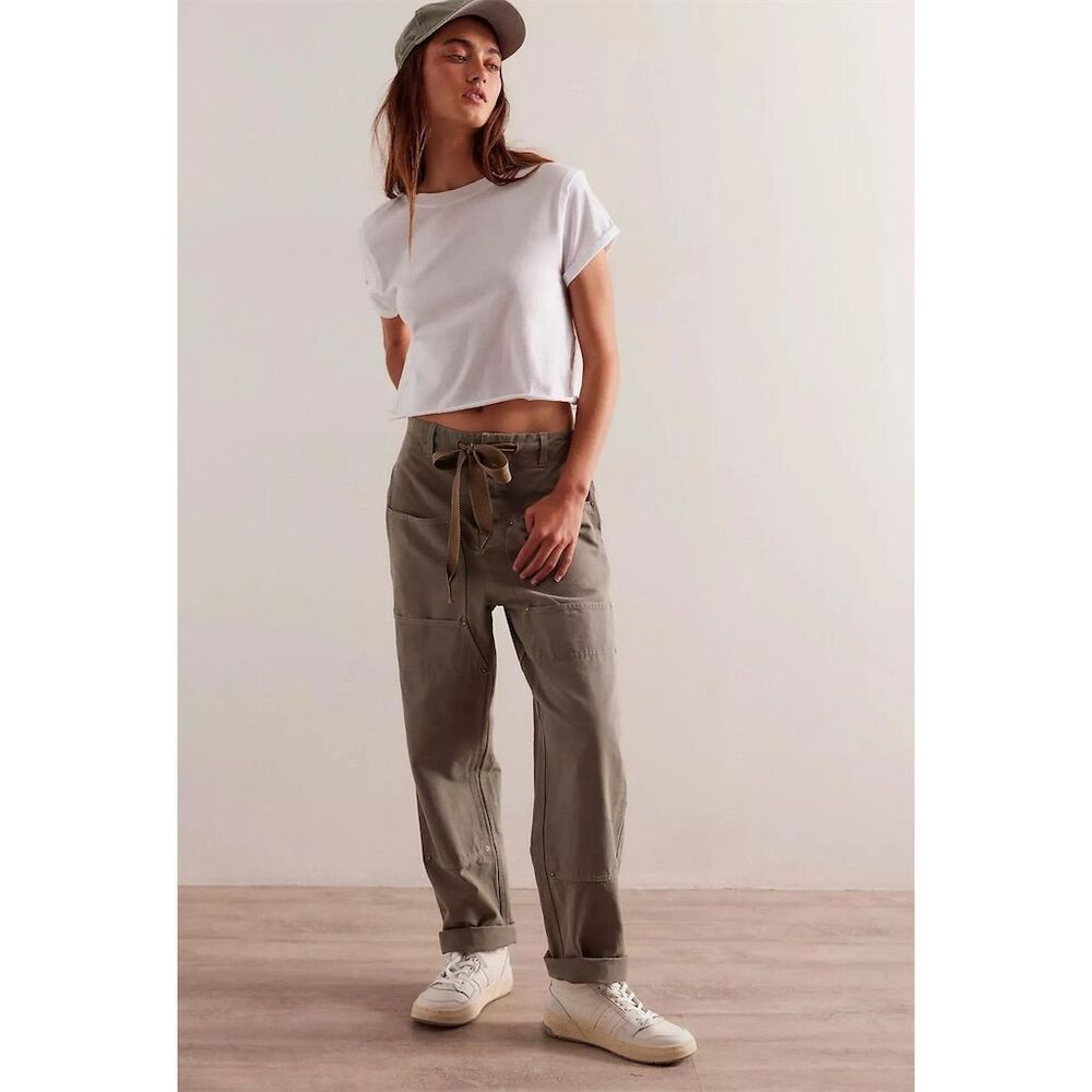 NWT We The Free Hayden Pull-On Pants in Brown, Size: M Standard $148 Sold out